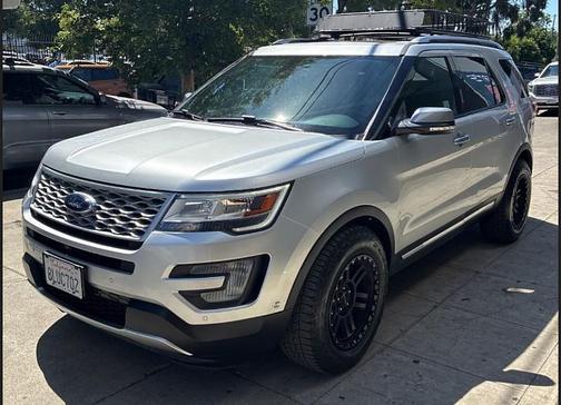Ruby Red Metallic Tinted Clearcoat 2017 Ford Explorer Platinum