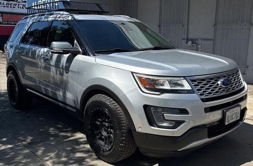 Ruby Red Metallic Tinted Clearcoat 2017 Ford Explorer Platinum