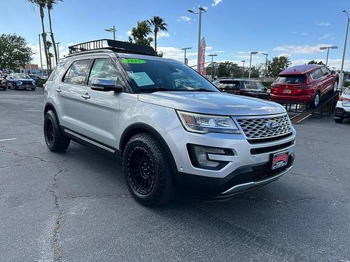 Ruby Red Metallic Tinted Clearcoat 2017 Ford Explorer Platinum