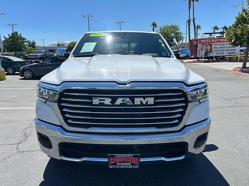 Bright White Clearcoat 2025 RAM 1500 Laramie