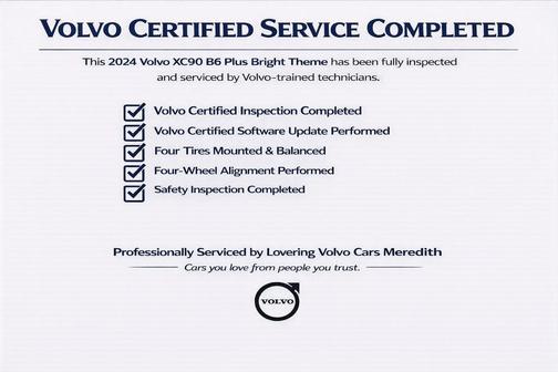 Vapour Grey Metallic 2024 Volvo XC90 B6 Plus Bright Theme 6-Seater
