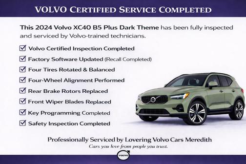 2024 Volvo XC40 B5 Plus Dark Theme