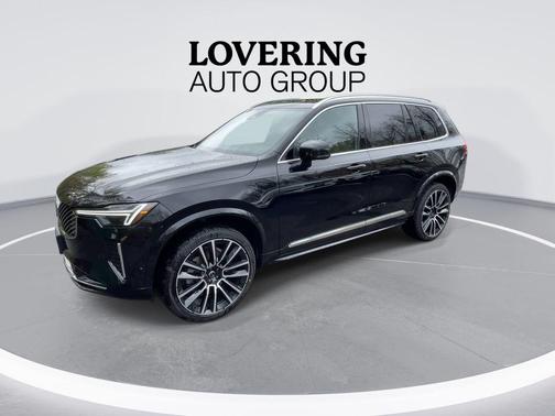 Onyx Black Metallic 2026 Volvo XC90 Plus, B6 AWD Gas (mild hybrid), Gasoline, Bright, 7 Seats