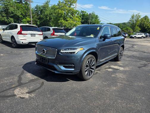Denim Blue Metallic 2024 Volvo XC90 Recharge Plug-In Hybrid T8 Plus Bright Theme 7-Seater