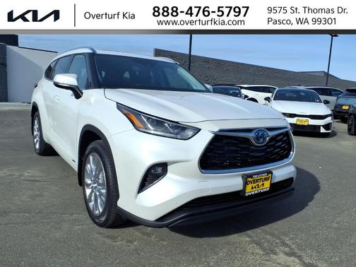 Wind Chill Pearl 2023 Toyota Highlander Hybrid Limited