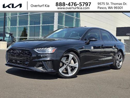 Mythos Black Metallic 2021 Audi A4 45 S line Premium Plus