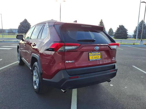 Ruby Flare Pearl 2022 Toyota RAV4 Hybrid LE