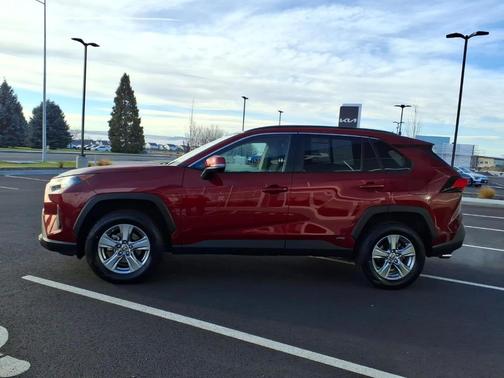 Ruby Flare Pearl 2022 Toyota RAV4 Hybrid LE