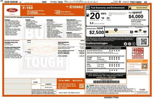 Agate Black Metallic 2026 Ford F-150 STX