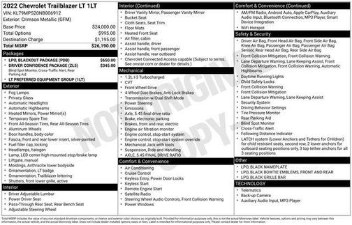 2022 Chevrolet Trailblazer LT