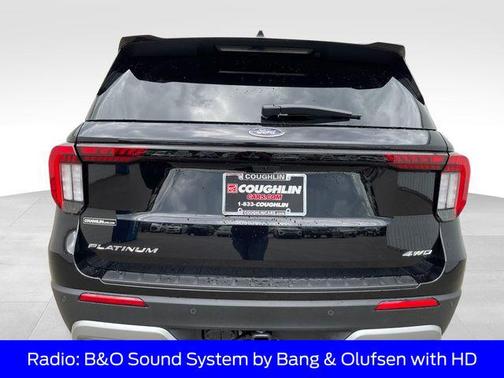 Agate Black Metallic 2026 Ford Explorer Platinum