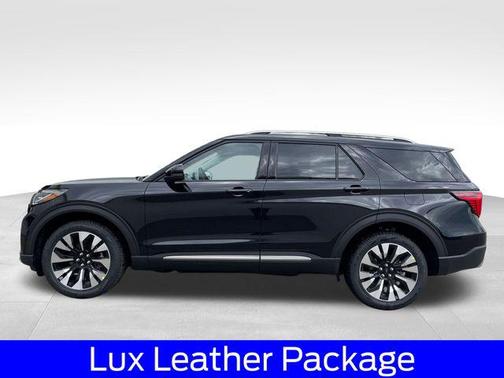 Agate Black Metallic 2026 Ford Explorer Platinum