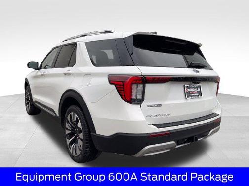 Star White Metallic Tri-Coat 2026 Ford Explorer Platinum