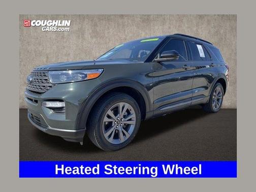 Forged Green Metallic 2023 Ford Explorer XLT