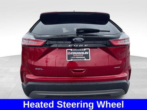 Red Metallic 2023 Ford Edge SEL