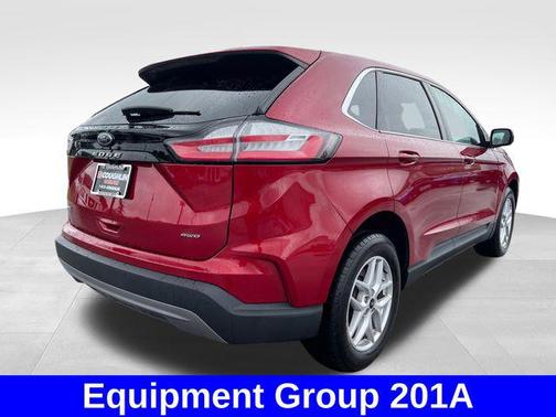 Red Metallic 2023 Ford Edge SEL