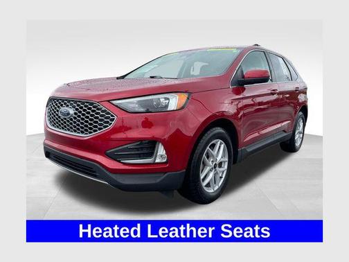 Red Metallic 2023 Ford Edge SEL