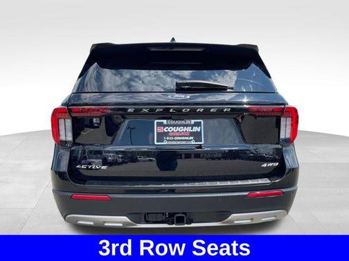 Agate Black Metallic 2025 Ford Explorer Active