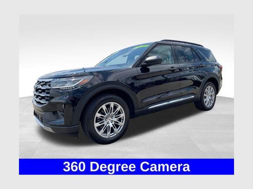Agate Black Metallic 2025 Ford Explorer Active
