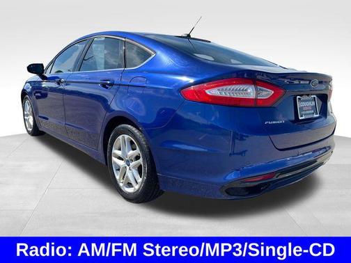 Blue 2015 Ford Fusion SE