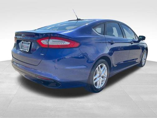 Blue 2015 Ford Fusion SE