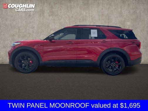 Rapid Red Metallic Tinted Clearcoat 2023 Ford Explorer ST