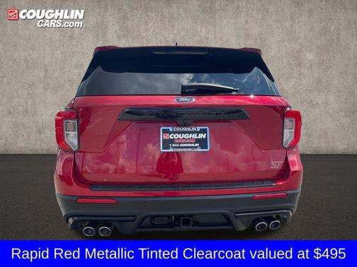Rapid Red Metallic Tinted Clearcoat 2023 Ford Explorer ST