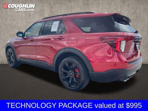 Rapid Red Metallic Tinted Clearcoat 2023 Ford Explorer ST