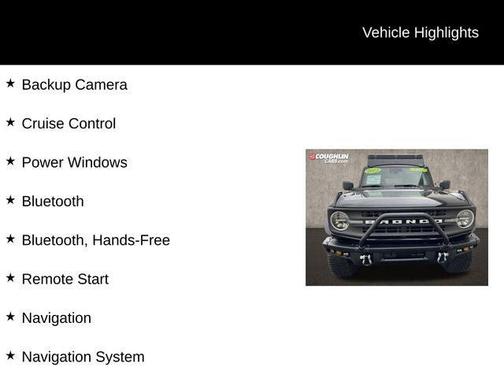 2023 Ford Bronco Black Diamond