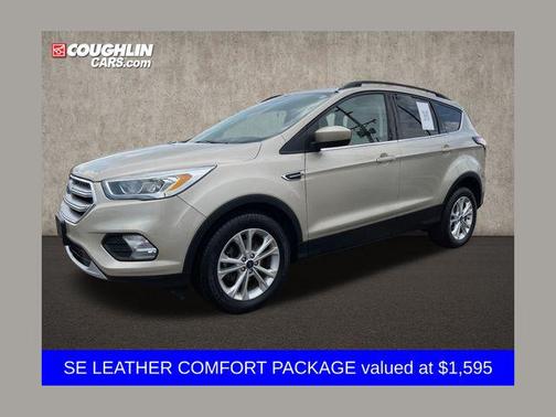 White Gold Metallic 2017 Ford Escape SE