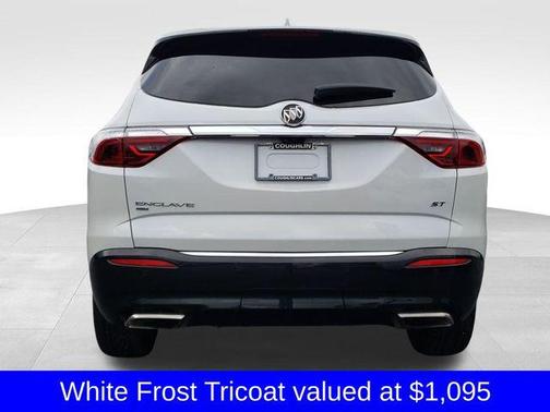 White Frost Tricoat 2024 Buick Enclave Essence AWD