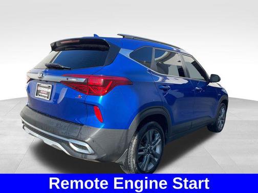 Neptune Blue 2021 Kia Seltos S