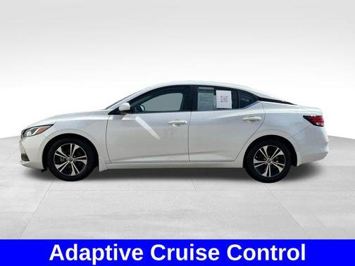 Aspen White Tricoat 2021 Nissan Sentra SV