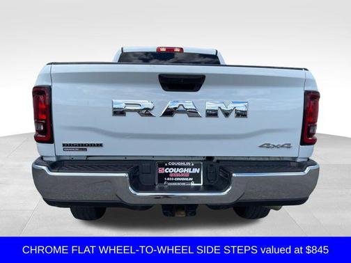 Bright White Clearcoat 2025 RAM 2500 Big Horn Crew Cab 4x4 6'4' Box