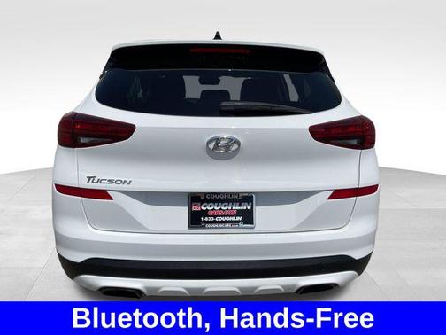 Dazzling White 2019 Hyundai TUCSON Night