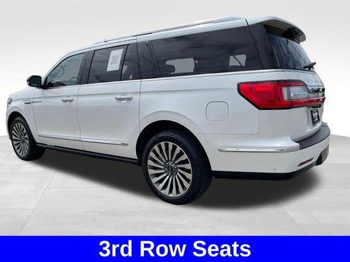 White Platinum Clearcoat Metallic 2019 Lincoln Navigator L Reserve