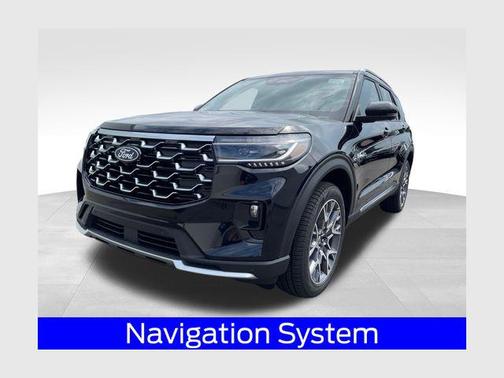 Agate Black Metallic 2027 Ford Explorer Platinum