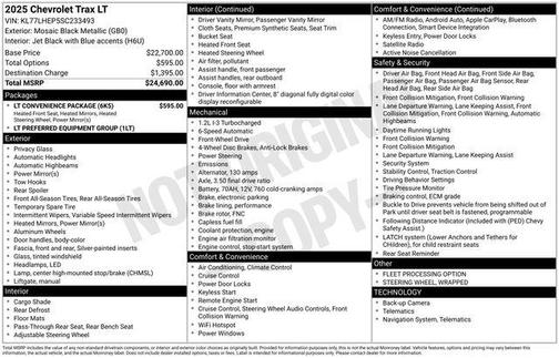 2025 Chevrolet Trax LT