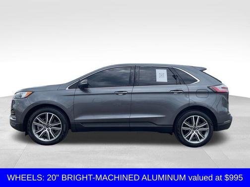 Carbonized Gray Metallic 2024 Ford Edge Titanium