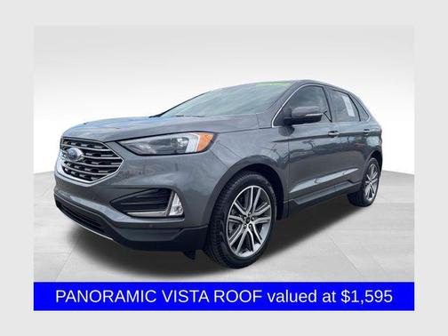 Carbonized Gray Metallic 2024 Ford Edge Titanium