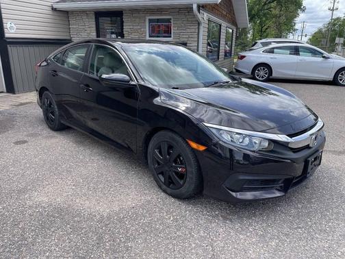 Crystal Black Pearl 2017 Honda Civic LX