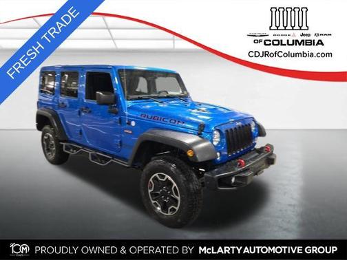 Hydro Blue Pearlcoat 2016 Jeep Wrangler Unlimited Rubicon