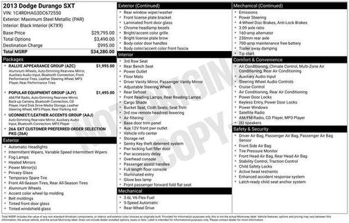 2013 Dodge Durango SXT