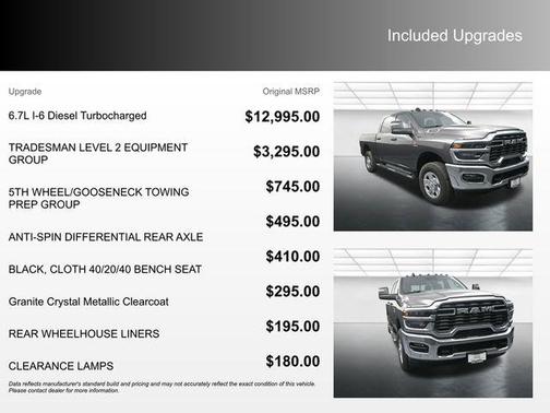 2026 RAM 2500 Tradesman Crew Cab 4x4 6'4' Box