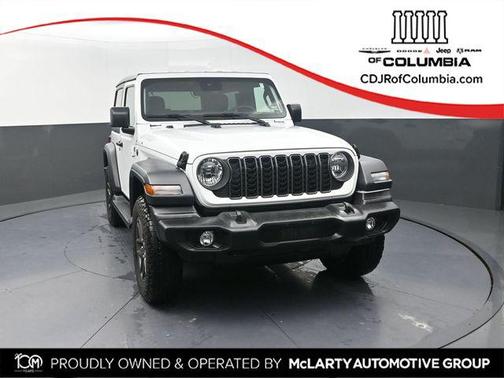 Bright White Clearcoat 2024 Jeep Wrangler Sport S