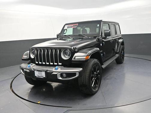 Black Clearcoat 2023 Jeep Wrangler 4xe Sahara