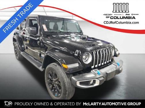 Black Clearcoat 2023 Jeep Wrangler 4xe Sahara