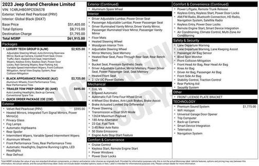 2023 Jeep Grand Cherokee Limited