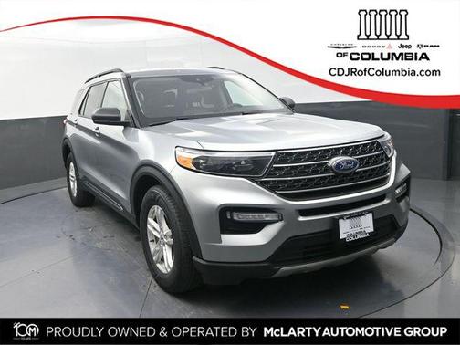 Silver Metallic 2024 Ford Explorer XLT
