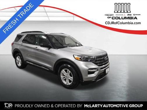Silver Metallic 2024 Ford Explorer XLT